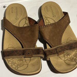 Merrell Brown Sandals Comfortable Casual Footwear